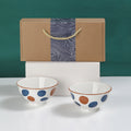 Elegant Japanese Porcelain Bowl Set
