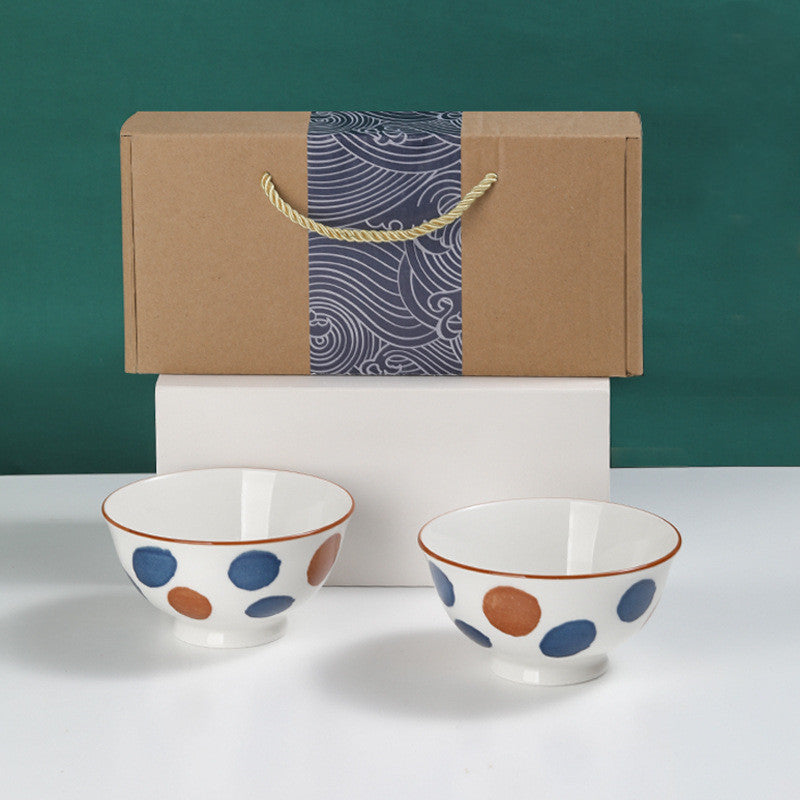 Elegant Japanese Porcelain Bowl Set