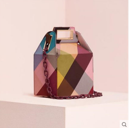 Trendy Checkered Crossbody