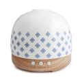 Luxurious Essential Ceramic Diffuser Round Aroma Diffuser 300ml Night Light Captivating Exquisite Blue and White Porcelain Patterned Elegance Nano Water Mist Humidifier